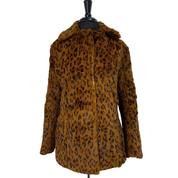 J. Percy for Marvin Richards Vintage Leopard Print Coat - Picture 1 of 12